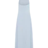 Abeda Cotton Maxi Dress With Hardware – Pale Blue