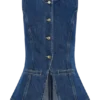 Abel Denim Button Up Top – Dark Blue Abel Denim Button Up Top – Dark Blue