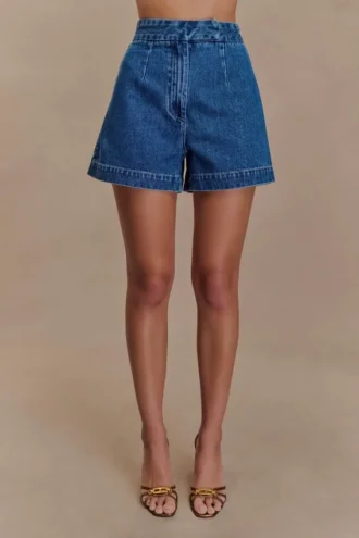 Abel Denim Shorts – Dark Blue