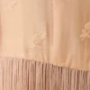 Abigail V Neck Fringe Maxi Dress – Orange