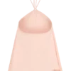 Adelaide Draped Satin Halter Top – Peach