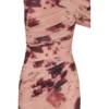 Adrienne One Shoulder Mesh Mini Dress – Nude Blurred Floral Print Adrienne One Shoulder Mesh Mini Dress – Nude Blurred Floral Print