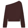 Aiden Slouchy Crew Jumper – Chocolate