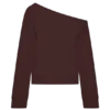 Aiden Slouchy Crew Jumper – Chocolate