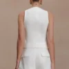 Aldea Cotton Sleeveless Top – White