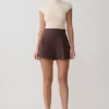 Alden High Waisted Short – Chocolate