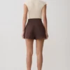 Alden High Waisted Short – Chocolate