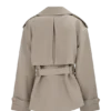 Alden Short Trench Jacket – Pebble