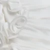 Alessandra Slinky Ruffle Top – Ivory