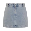 Alessia Embroidered Denim Mini Skirt – Light Vintage