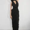 Alex Chiffon Maxi Dress – Cacao Brown