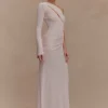 Alexius One Shoulder Knit Maxi Dress – Dusty Pink Alexius One Shoulder Knit Maxi Dress – Dusty Pink