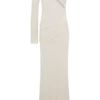Alexius One Shoulder Knit Maxi Dress – Ivory