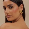 Alicia Horizontal Earrings – Gold Alicia Horizontal Earrings – Gold