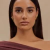 Alicia Horizontal Earrings – Gold Alicia Horizontal Earrings – Gold