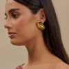 Alicia Horizontal Earrings – Gold Alicia Horizontal Earrings – Gold