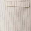 Alina Pintuck Cotton Shorts – Stripe