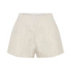 Alina Pintuck Cotton Shorts – Stripe