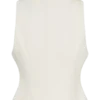 Alix Mixed Button Vest – Ivory Alix Mixed Button Vest – Ivory