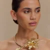Allona Floral Choker – Gold Allona Floral Choker – Gold