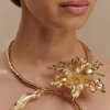 Allona Floral Choker – Gold Allona Floral Choker – Gold