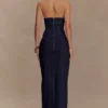 Alma Denim Maxi Skirt – Indigo Blue
