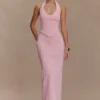 Alma High Waist Maxi Skirt – Candy Pink