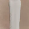 Alma High Waist Maxi Skirt – White