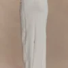 Alma High Waist Maxi Skirt – White