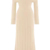 Alonza Long Sleeve Knit Midi Dress – Cream Alonza Long Sleeve Knit Midi Dress – Cream