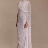 Amandine Ruched Slinky Maxi Dress – Pale Pink Amandine Ruched Slinky Maxi Dress – Pale Pink