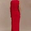 Amandine Ruched Slinky Maxi Dress – Ruby Amandine Ruched Slinky Maxi Dress – Ruby