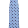 Amaya Strapless Chiffon Maxi Dress – Blue Polka Dot Amaya Strapless Chiffon Maxi Dress – Blue Polka Dot
