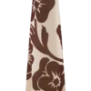 Amaya Strapless Chiffon Maxi Dress – Brown Deco Fleur Print Amaya Strapless Chiffon Maxi Dress – Brown Deco Fleur Print