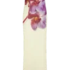 Amaya Strapless Chiffon Maxi Dress – Ivory Koi Orchid Print Amaya Strapless Chiffon Maxi Dress – Ivory Koi Orchid Print