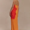 Amaya Strapless Chiffon Maxi Dress – Koi Orchid Print Amaya Strapless Chiffon Maxi Dress – Koi Orchid Print
