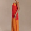 Amaya Strapless Chiffon Maxi Dress – Koi Orchid Print Amaya Strapless Chiffon Maxi Dress – Koi Orchid Print