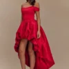 Amelia Bubble Maxi Dress – Ruby Red Amelia Bubble Maxi Dress – Ruby Red