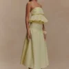 Amirah Midi Skirt – Lemon