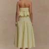 Amirah Midi Skirt – Lemon