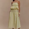 Amirah Midi Skirt – Lemon