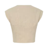 Anahita Linen Front Bows Short Sleeve Top – Natural