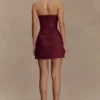Andy Faux Suede Mini Dress – Wine Andy Faux Suede Mini Dress – Wine