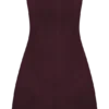 Andy Faux Suede Mini Dress – Wine Andy Faux Suede Mini Dress – Wine