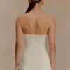 Anette Bandage Knit Strapless Top – Ivory Anette Bandage Knit Strapless Top – Ivory