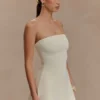 Anette Bandage Knit Strapless Top – Ivory Anette Bandage Knit Strapless Top – Ivory