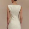 Angela Textured Boucle Mini Dress – Ivory Angela Textured Boucle Mini Dress – Ivory