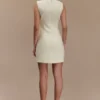 Angela Textured Boucle Mini Dress – Ivory Angela Textured Boucle Mini Dress – Ivory