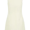 Angela Textured Boucle Mini Dress – Ivory Angela Textured Boucle Mini Dress – Ivory