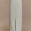 Angelie Suiting Maxi Skirt – Ivory